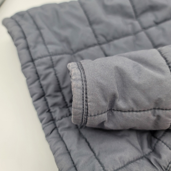 Baby Gap Blue Grey Quilted Coat Jacket 18-24 mo. #638 - Picture 6 of 11